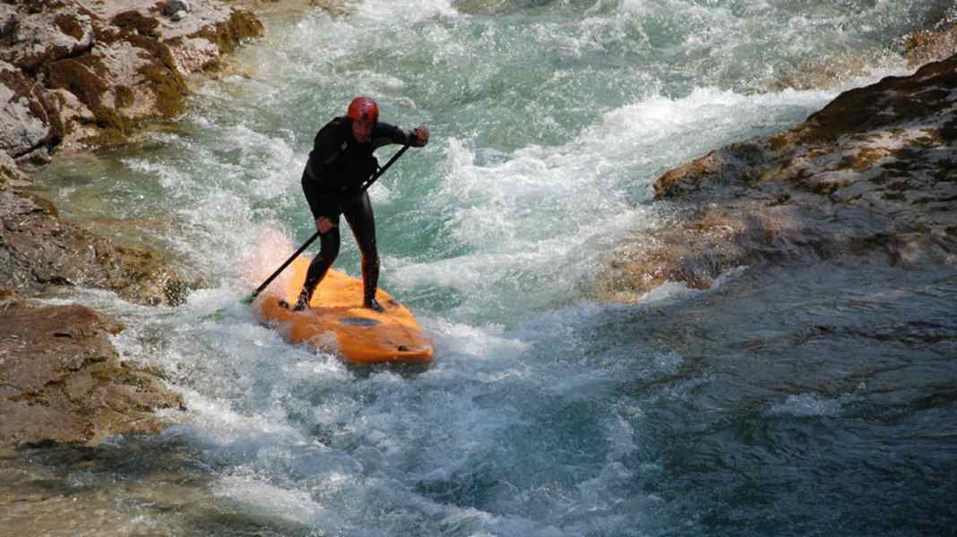 SUP test river boards