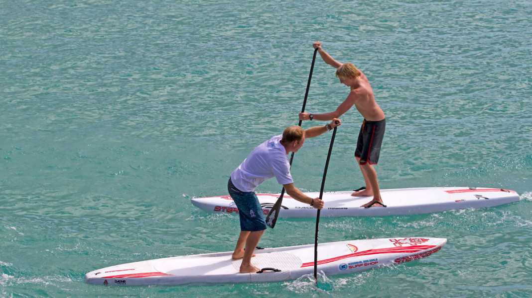 SUP riding technique: Race paddling technique