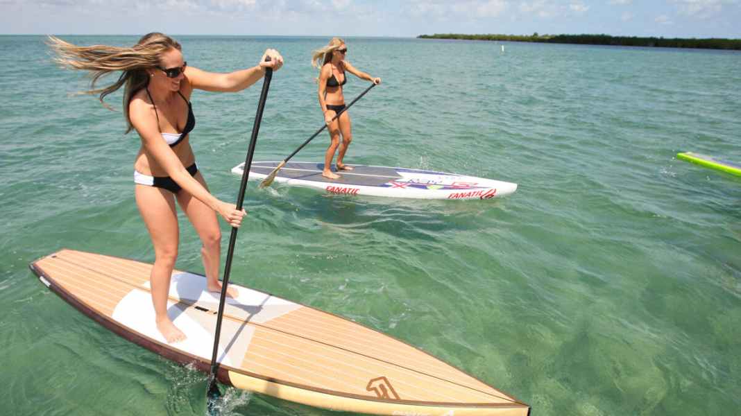 Fanatic SUP Board Fly Race Wood Edition