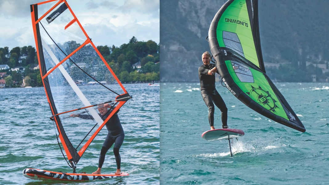 Wing or sail on the SUP?