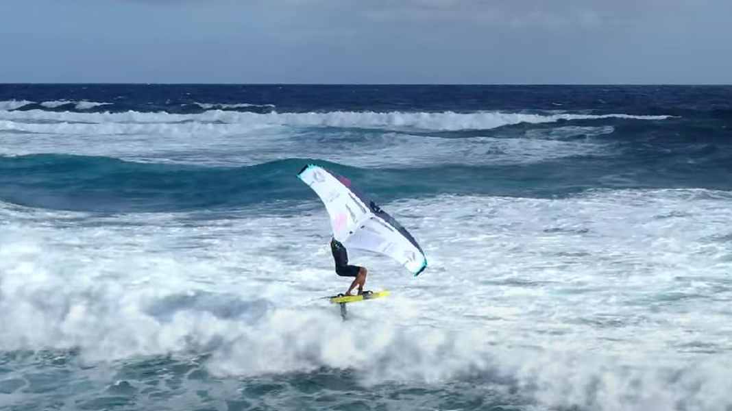 Riding technique: Crossing white water when wingfoiling - the best tips