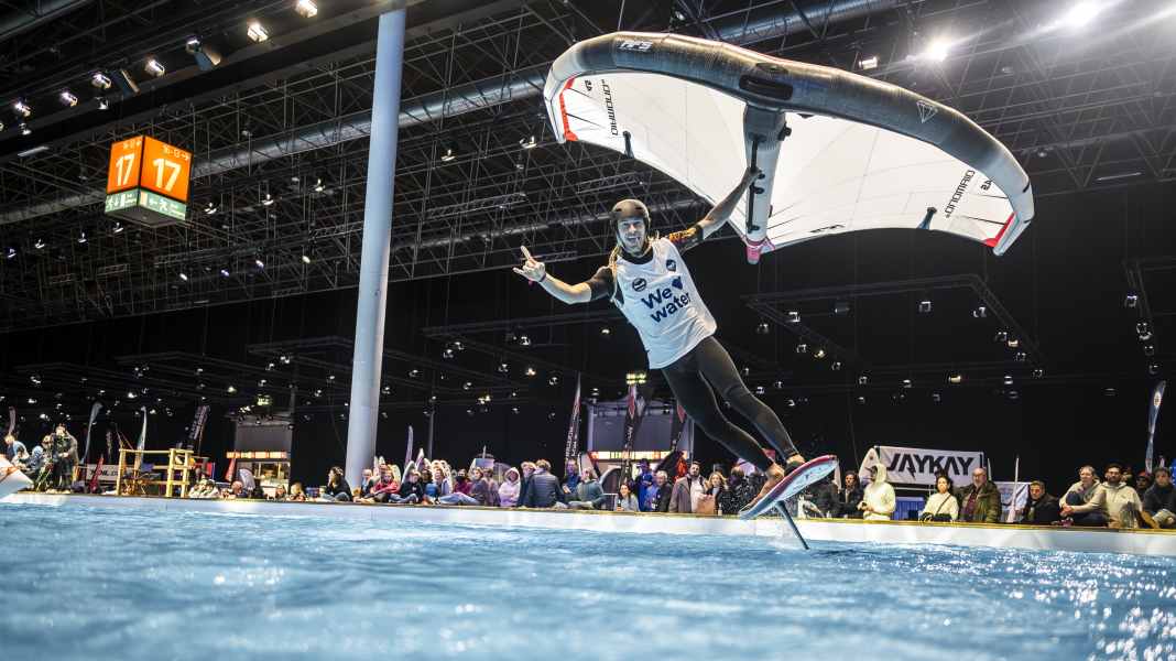 boot Düsseldorf 2026: Stars, Wingfoil, SUP, Windsurf, Pumpfoil - das Programm auf dem XXL-Pool