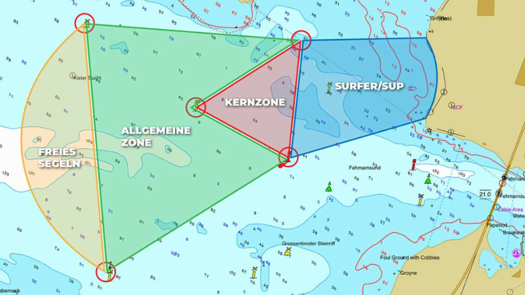 Baltic Sea National Park: protest rally of water sports enthusiasts off Fehmarn on Friday