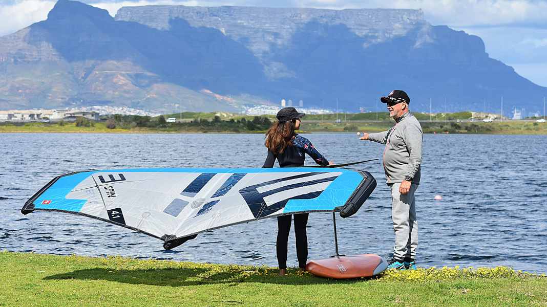 Porträt: Die erste Wingfoil-Schule in Südafrika