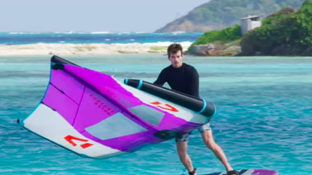 Race Jibe - the sporty jibe on the wingfoil