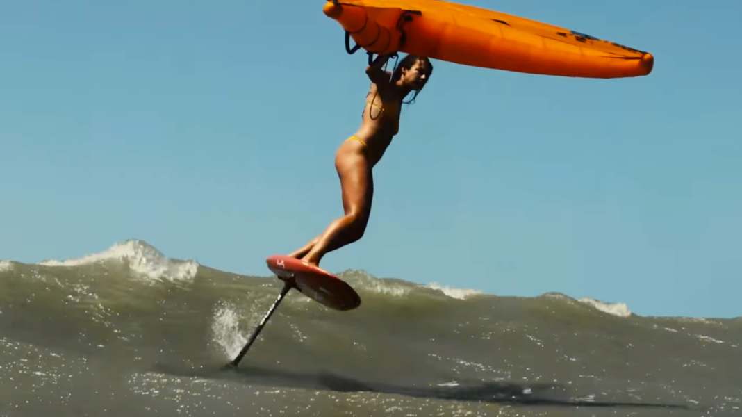 Marcella Witt – Wingfoil-Downwinder in Brasilien