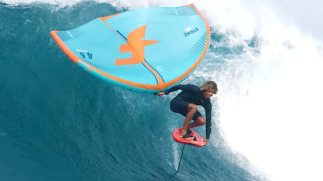 F-One Strike - Action clip with wave and freestyle