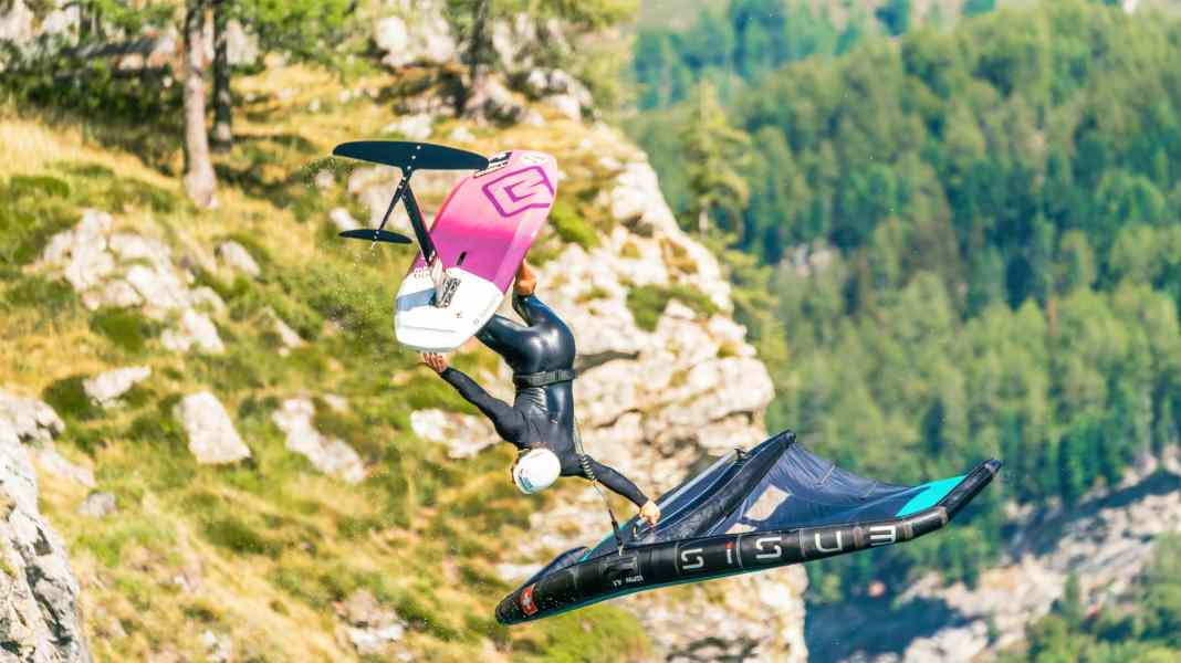 Safety when wingfoiling: Why do many wing pros ride without a leash, Mr Müller?