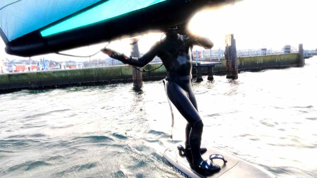 Hüftleash im Test: ProLimit Wingsurf Waist Belt mit Coiled Leash