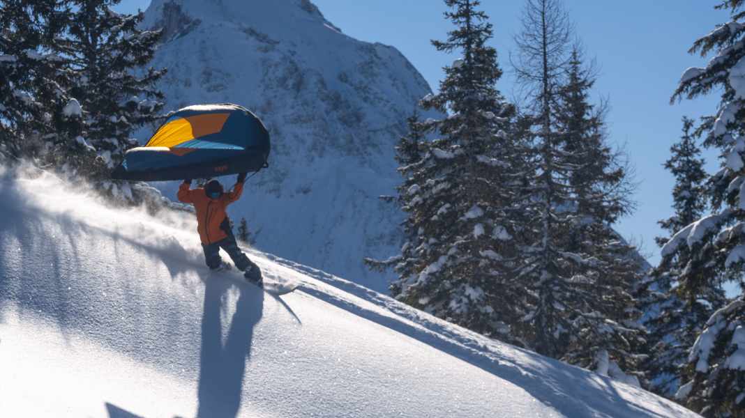 Seppl Ramsbacher – Wingsurfen im Pulverschnee