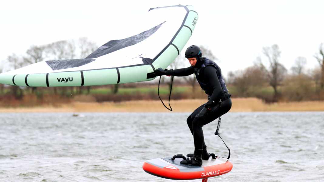 Test: GunSails Hy-Flate - inflatable wingboard for under 900 euros