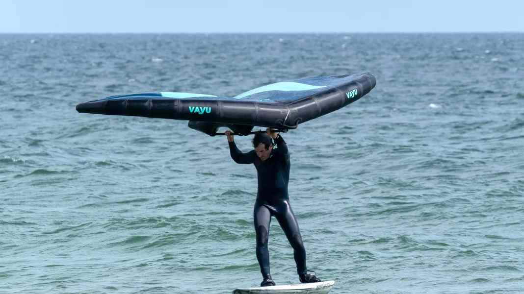 Wingsurfen lernen in der Welle – Flughöhe kontrollieren
