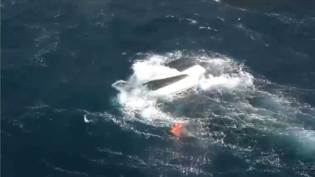 In distress: Catamaran capsizes off the Glénan Islands - body found