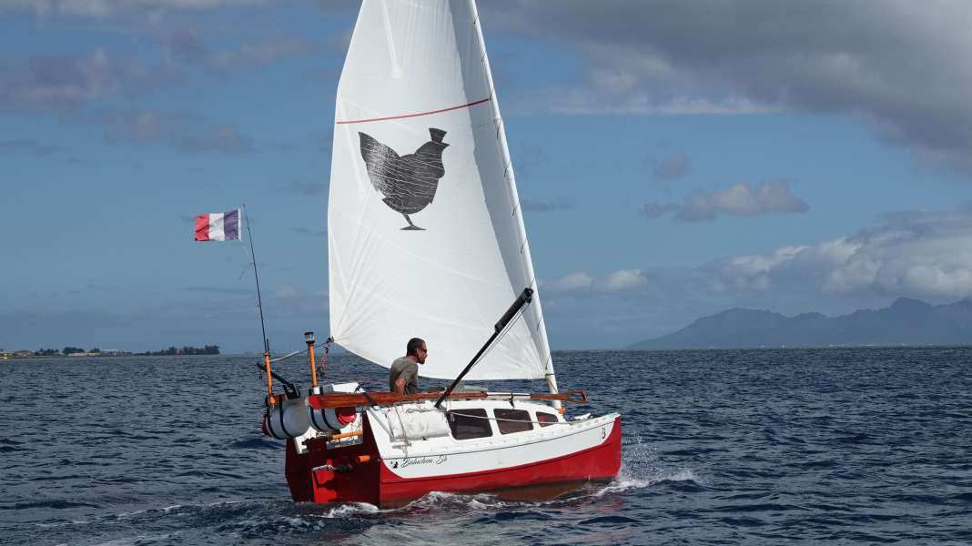 Adventure: sailing around the world on four metres: Yann Quenet has reached his destination!