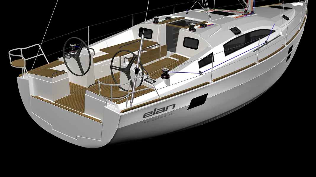 Construction navale : Des formes qui ont fait leurs preuves, une nouvelle présentation : Elan Impression 45.1