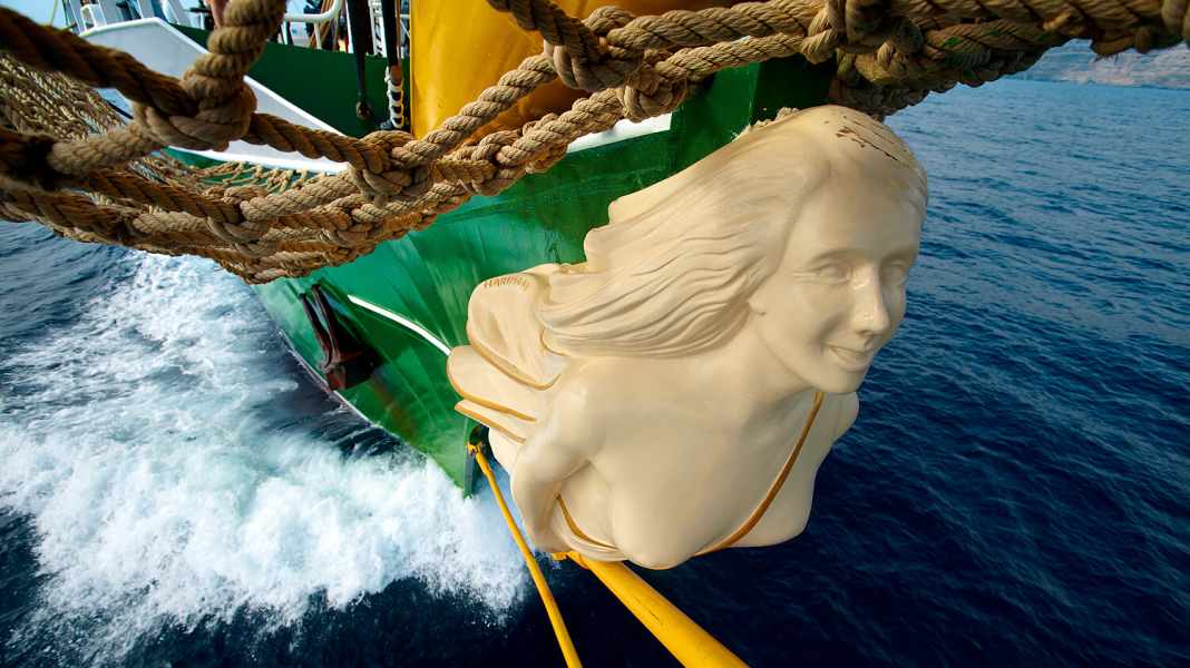 Windjammer: "Alex II" in schwerer See