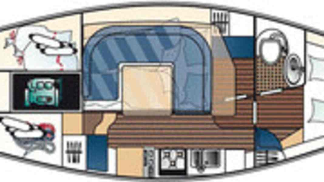 Sirius 32 DS/interior in the 32-foot comparison test, part 1 (issue 13/06): Broad spectrum