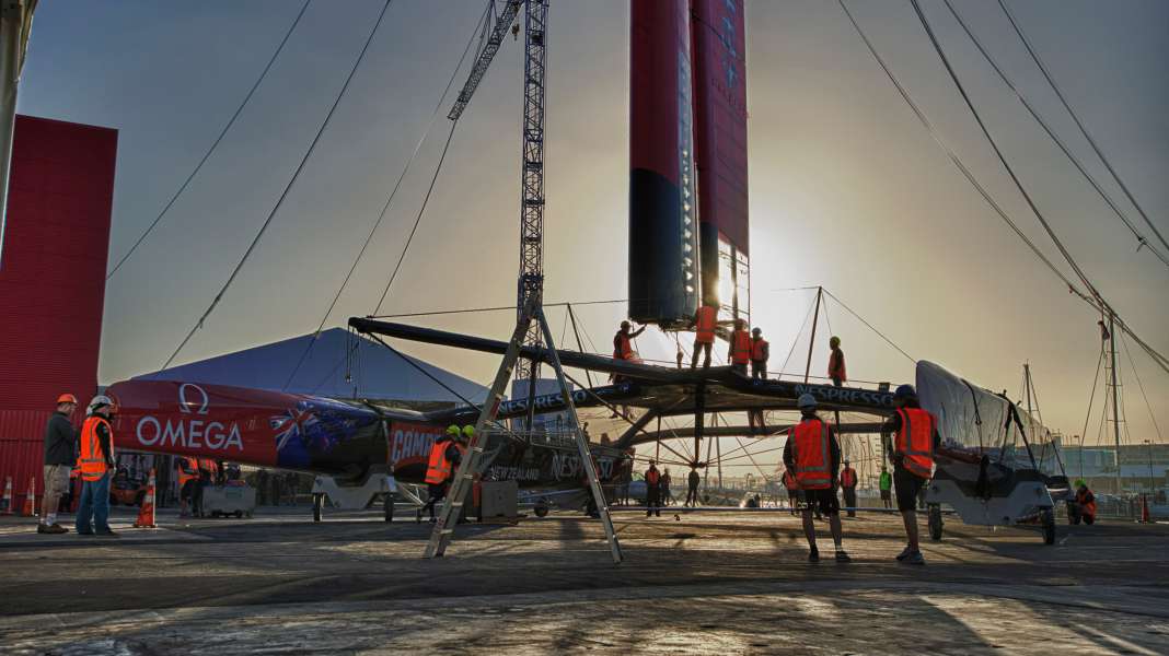 America's Cup: New Zealand completes first cat