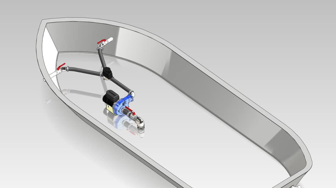 Bow thruster: Manoeuvre differently: with water pressure