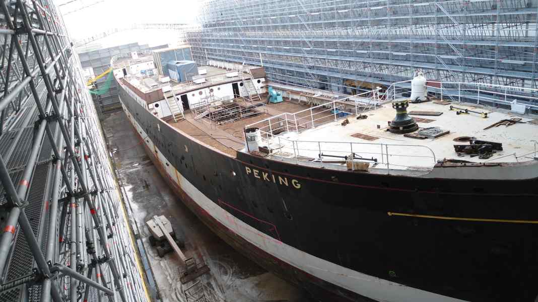 Windjammer: un'inaspettata scoperta sulla "Peking"