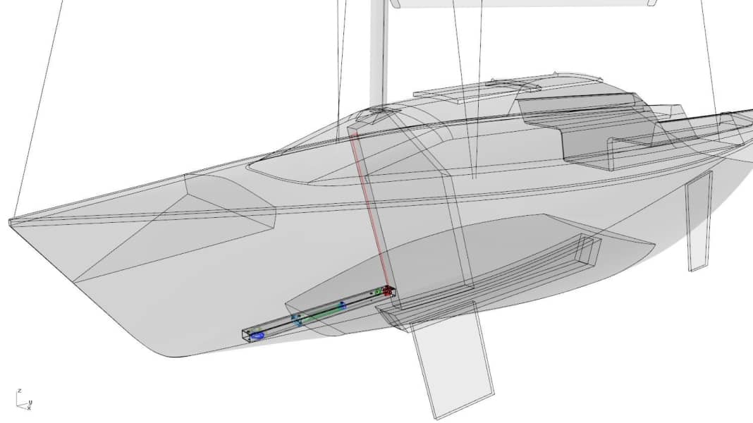 Dehlya-Refit-Blog Week 63: Just press a button: Lifting keel 3.0 for our Dehlya 25