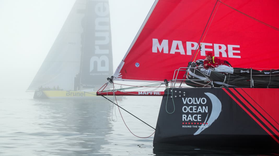 Volvo Ocean Race: Mapfre vince la battaglia dei nervi nella nebbia al largo di Newport