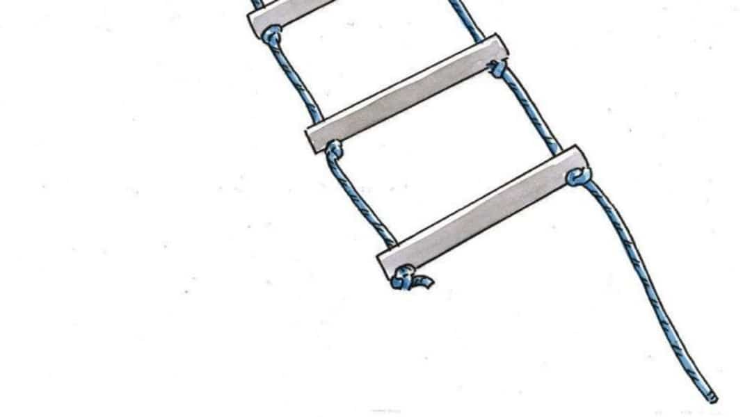 Reader tip of the week: The super-flexible do-it-yourself bathing ladder