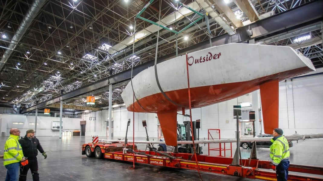 Le bateau particulier : l'histoire de la voile : IOR-Racer "Düsselboot" (bateau à voile)