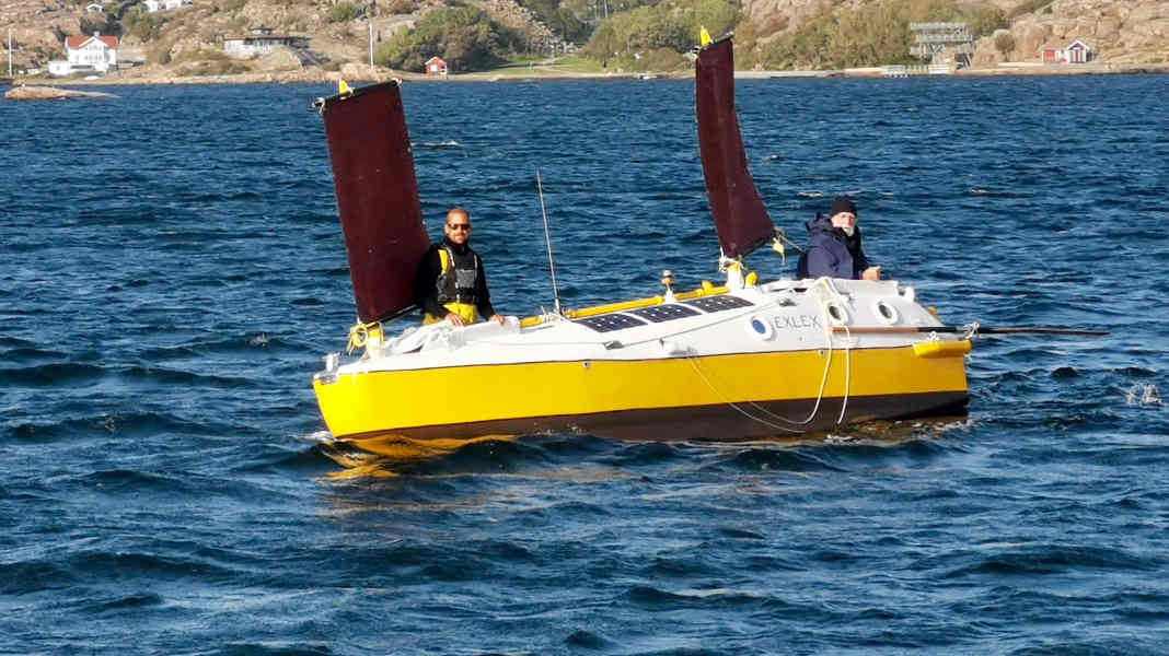 Micro sailor: Sven Yrvind returns to Sweden after travelling to the Azores