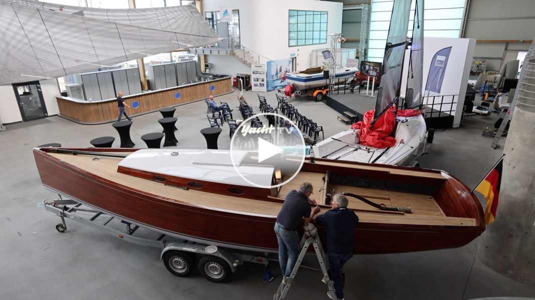 Wooden boat built in-house: Mahogany dream completed after five years! Visit on board