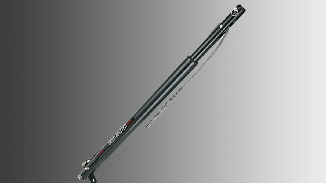 Ausrüstung: pneumatischer Rohrkicker Vang-Master von Harken