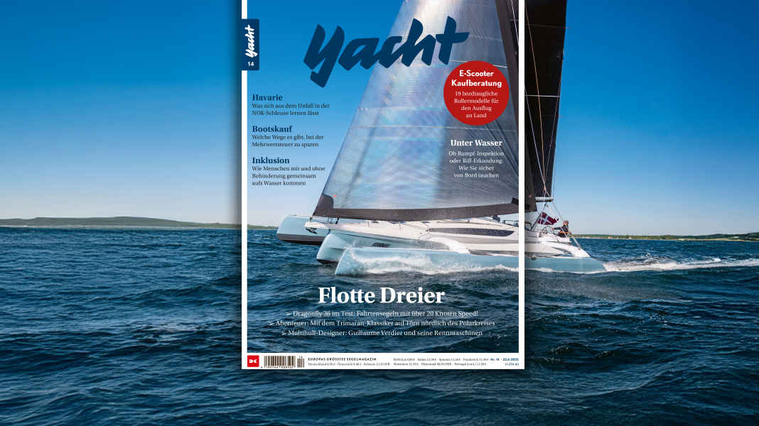 YACHT 14/2025: 3 x 3: Tris zum Reisen und Rasen