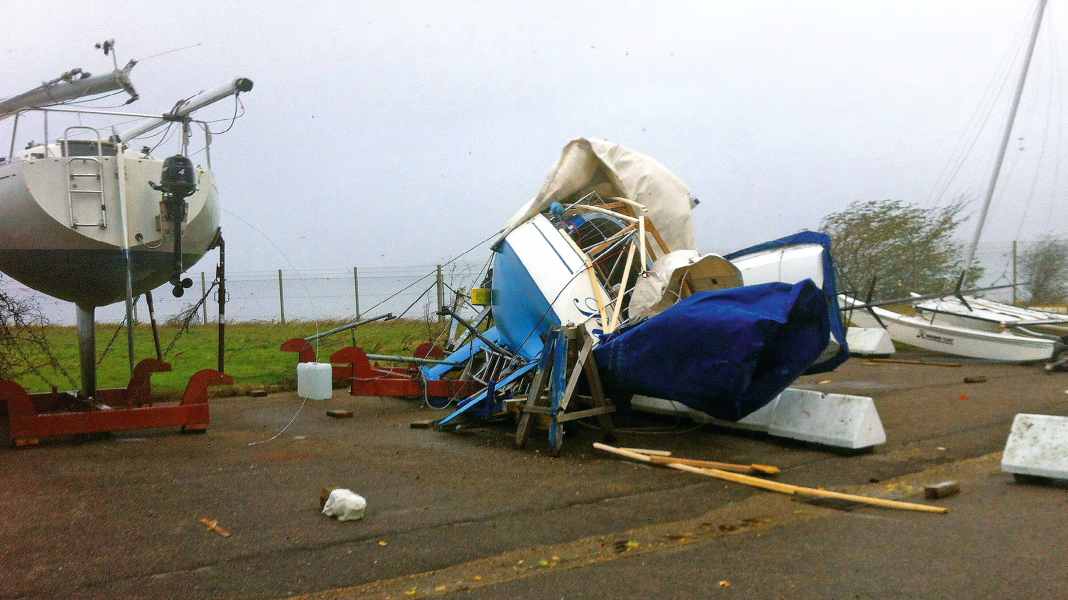 Legge: se lo yacht si ribalta - chi è responsabile dei danni nel rimessaggio invernale?