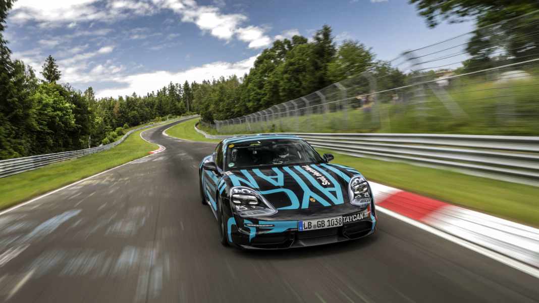 Porsche Taycan holt Rekord auf der Nürburgring-Nordschleife