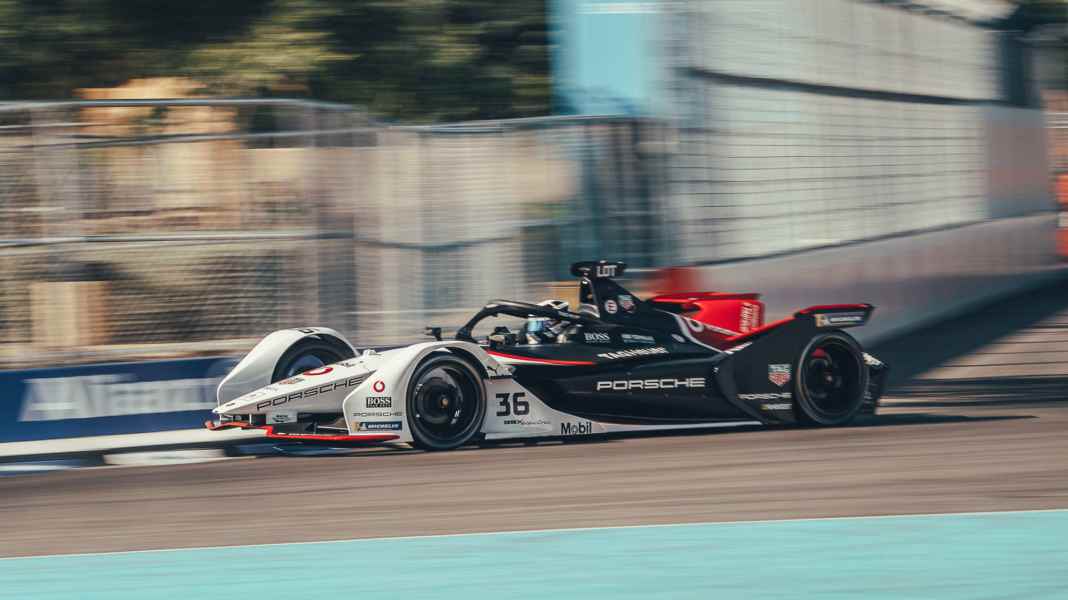 Formel E-Premiere für Porsche geglückt: Platz 2 im ersten Rennen
