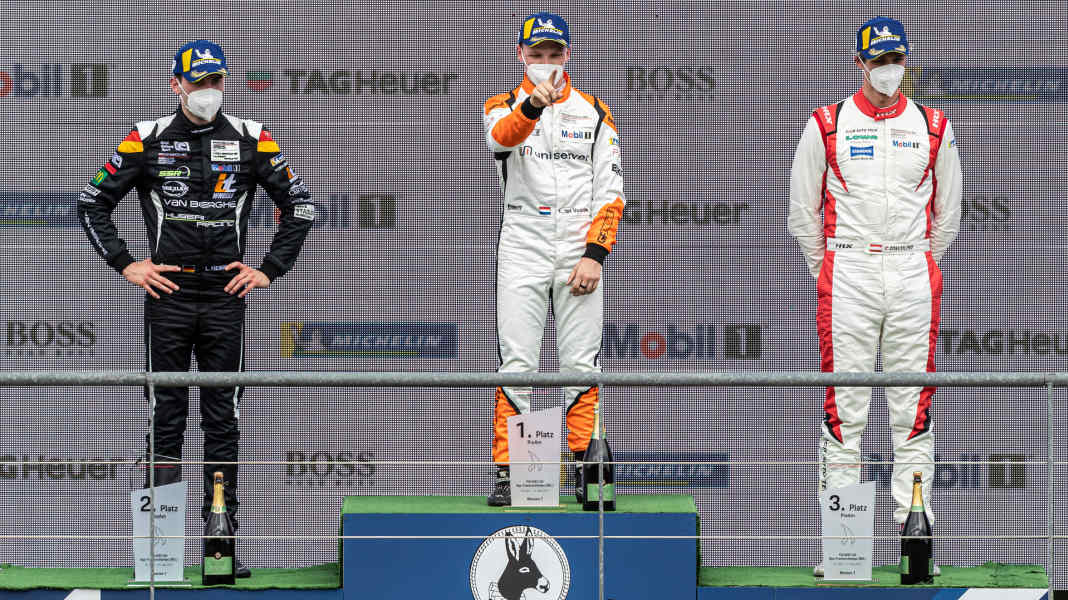 Larry ten Voorde gewinnt das Auftaktrennen im Porsche Carrera Cup Deutschland