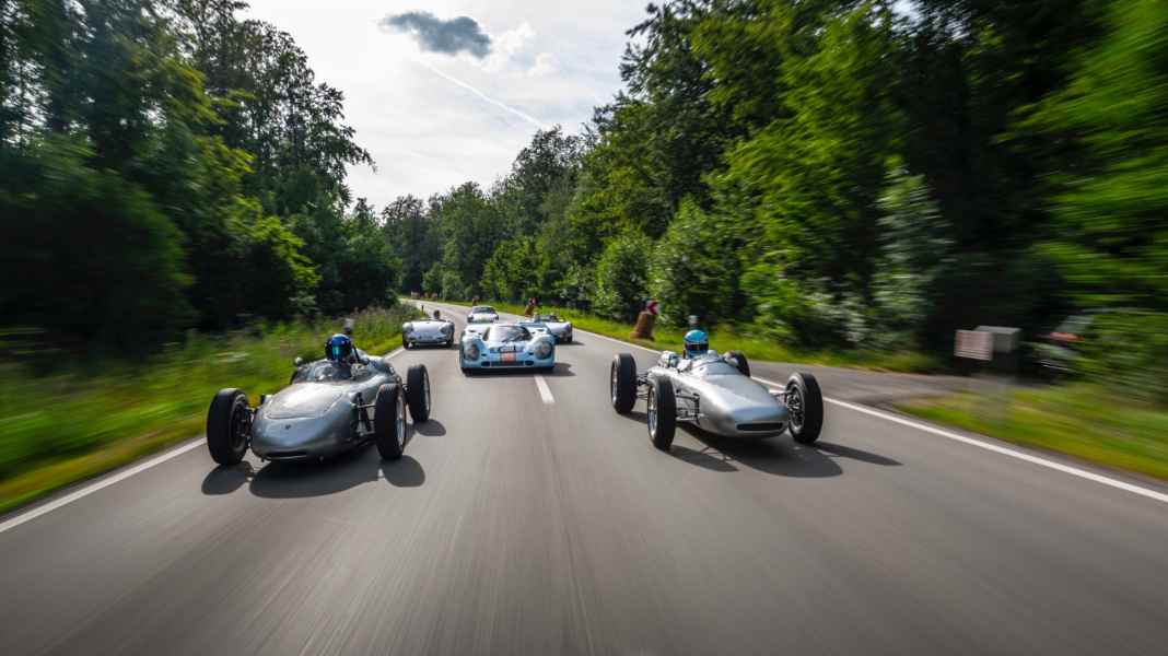 Porsche Heritage und Museum beim Solitude Revival in Stuttgart: Motorsport zum Greifen nah