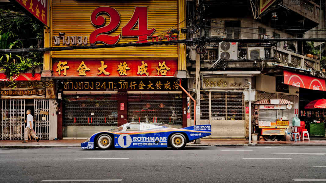 Curvistan Bangkok feiert Geburtstag: Porsche-Ikone 956 LH vor Ort