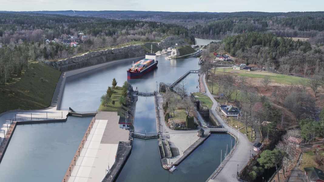 Multi-million euro project in Sweden: New large locks for the Trollhätte Canal