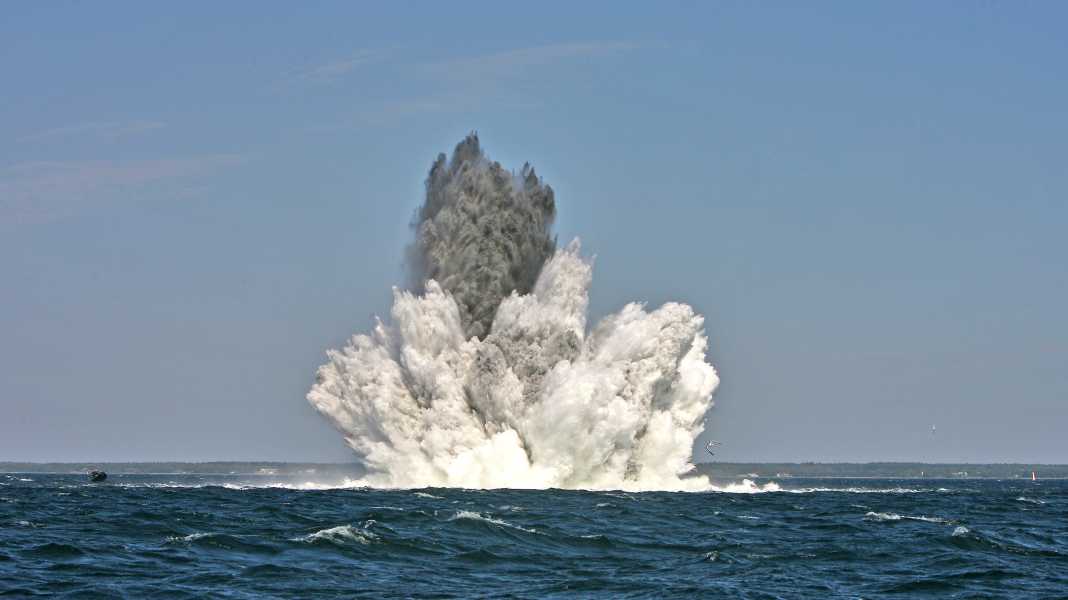 Marine exercise in the Mecklenburg Bight