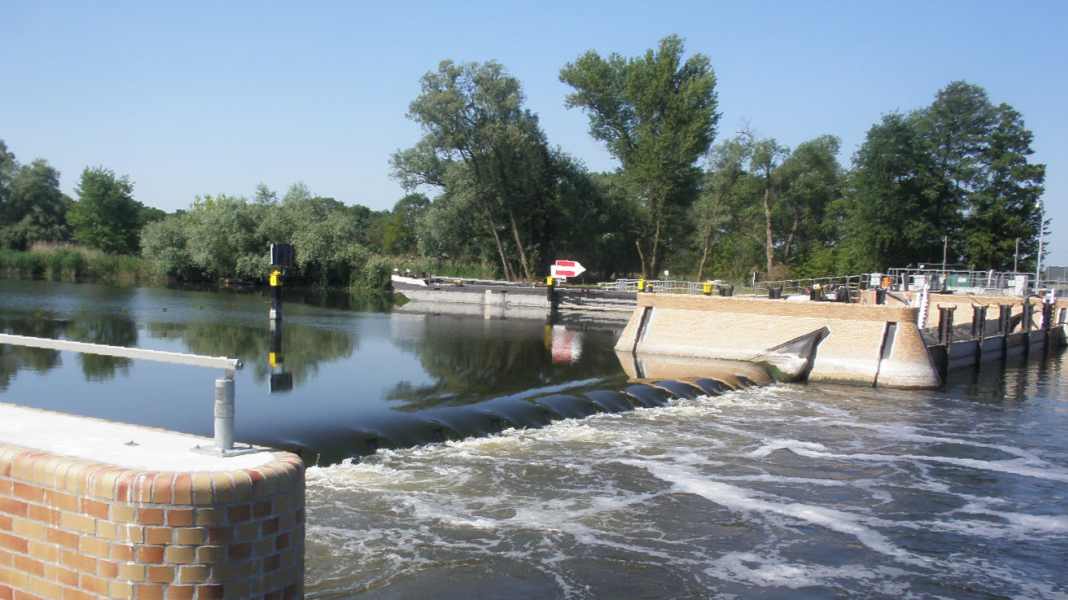 Neues Wehr in Bahnitz fertig gestellt