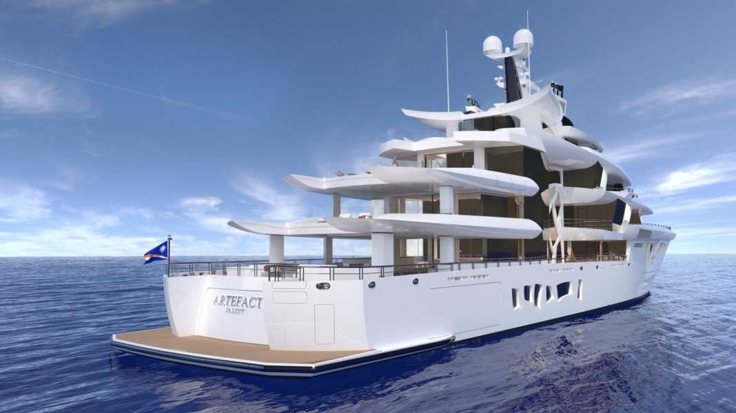 Nobiskrug presents details of the 80-metre "Artefact"