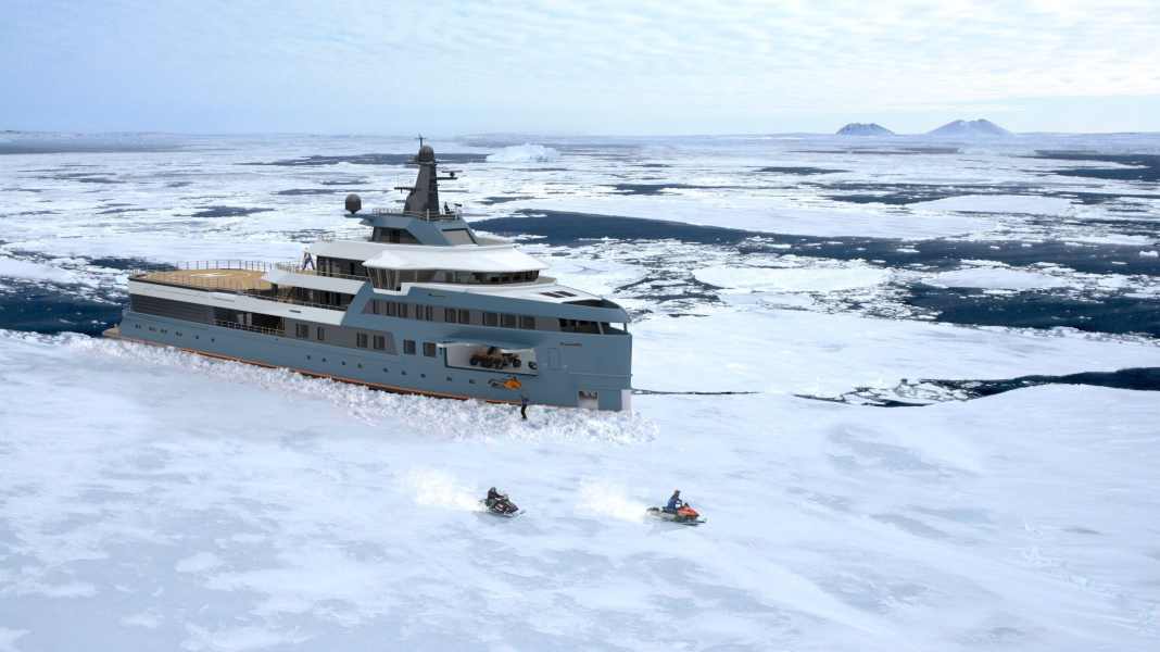 Ice-class explorer with commercial genes
