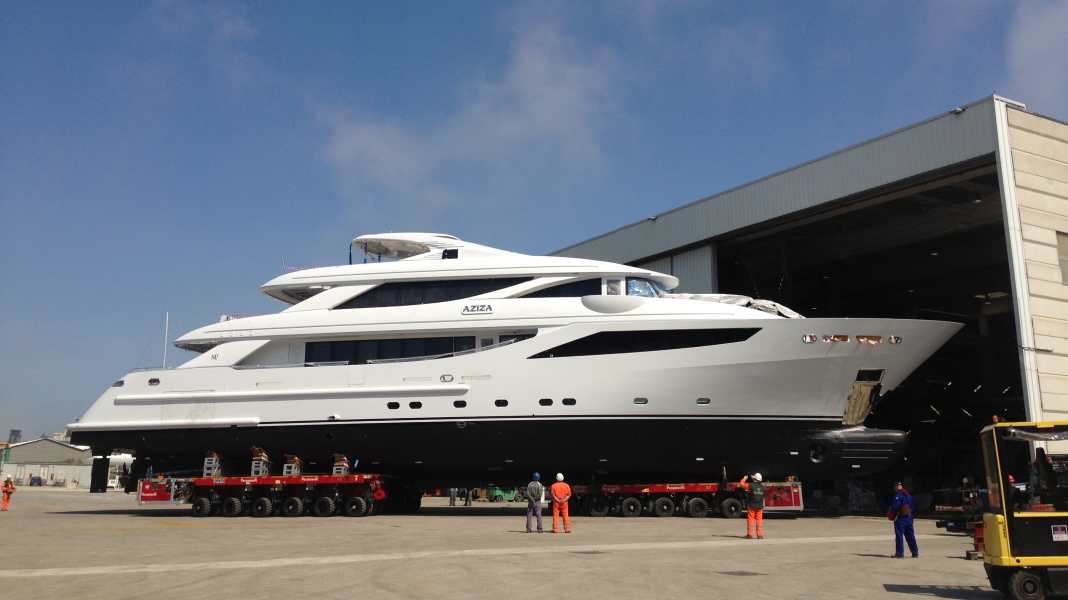 ISA launches 41-metre "Aziza"