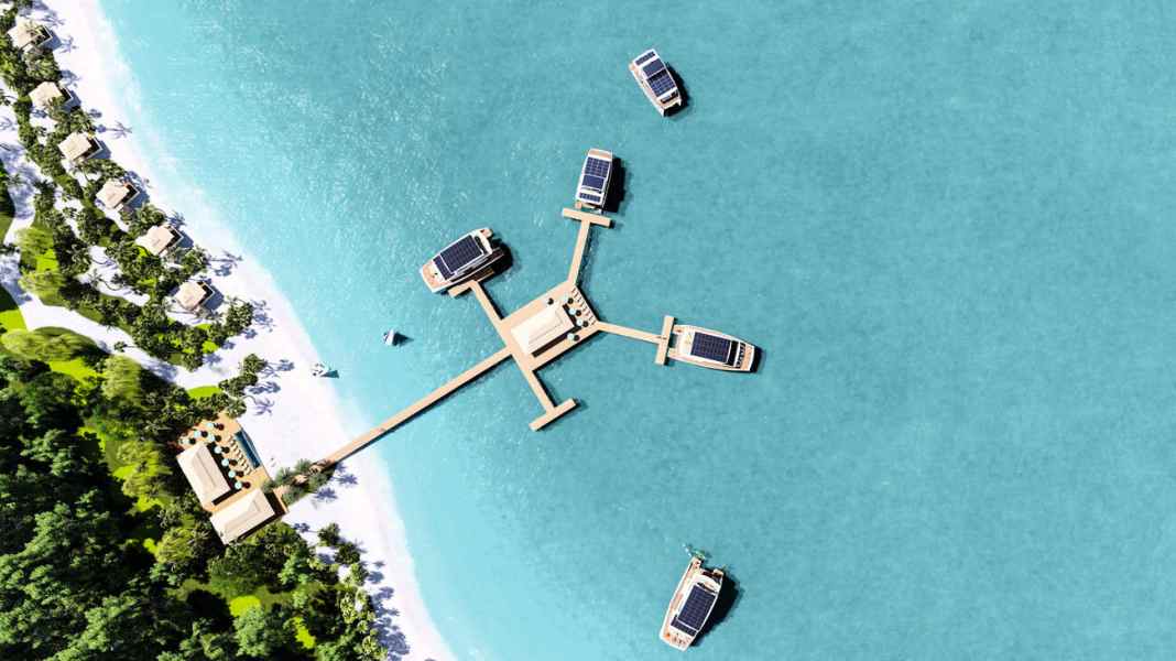 Ein Resort für Yachten