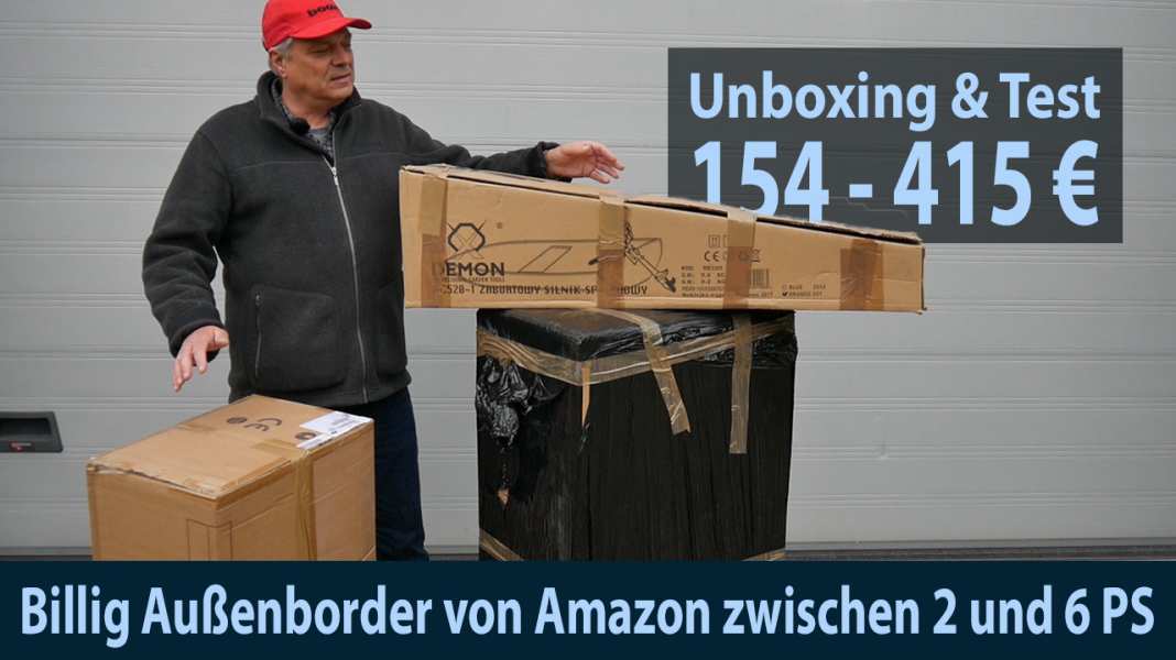 BooteTV - Cheap outboards from Amazon // Unboxing & Test