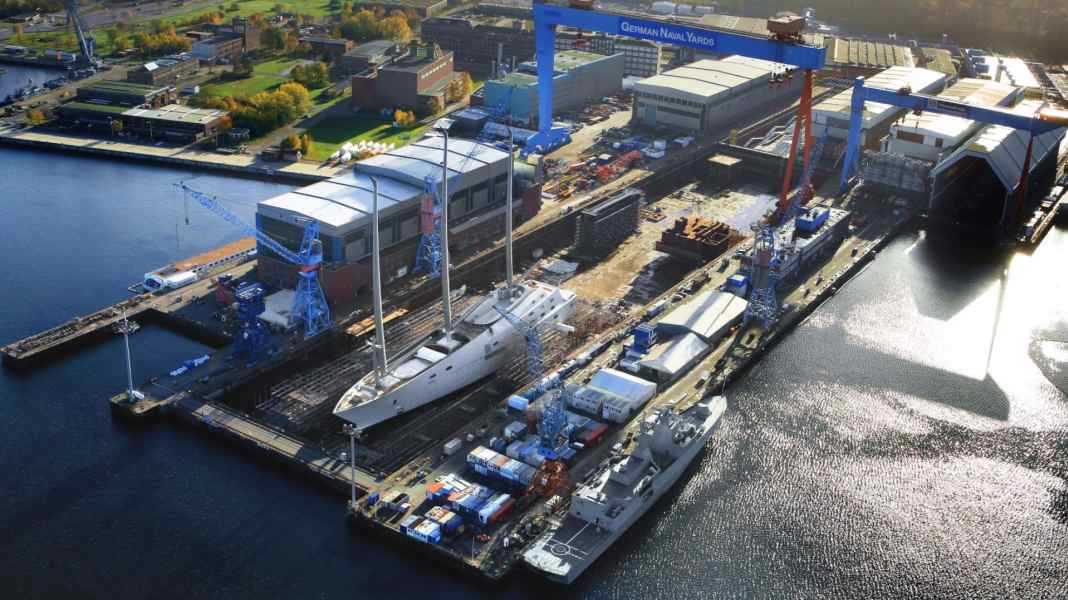 Gigayachts from Kiel: GNY builds hulls for A&R