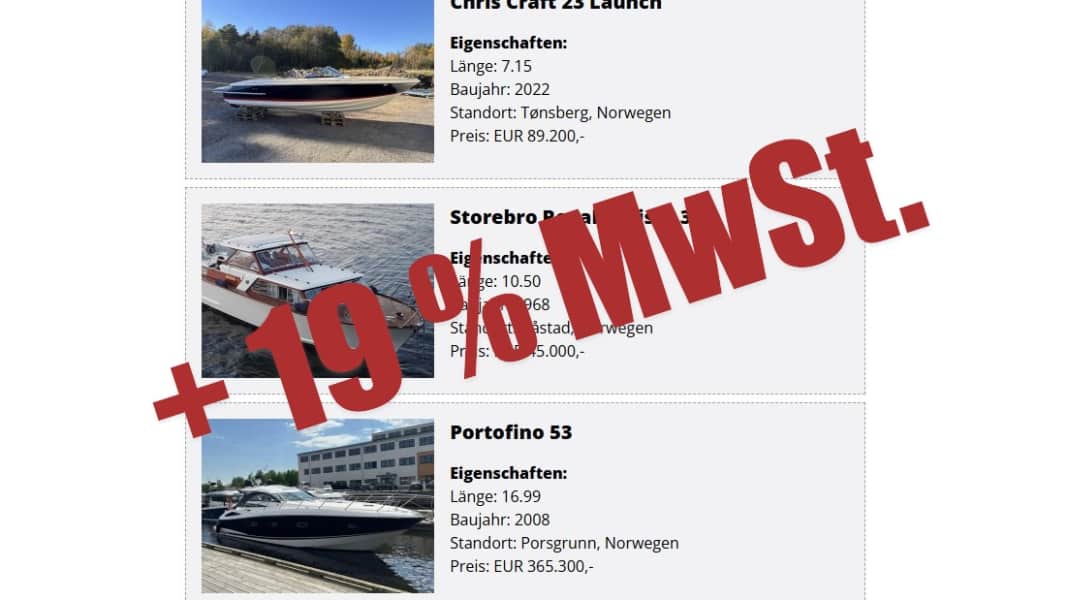 Buying a boat: watch out for the tax trap!