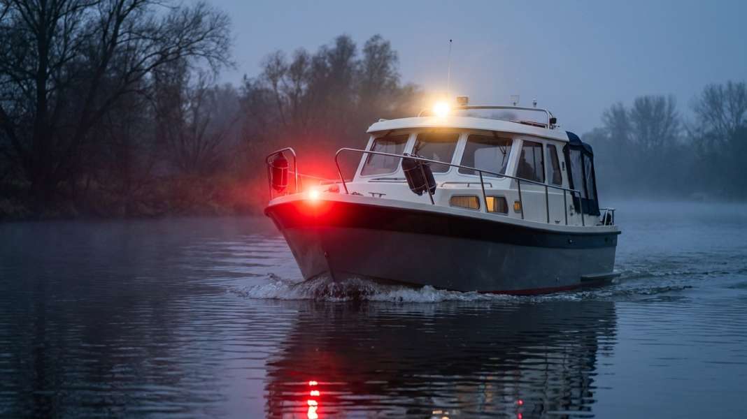 Nachtfahrt im Herbst: So bleiben Sie mit dem Motorboot im Plan