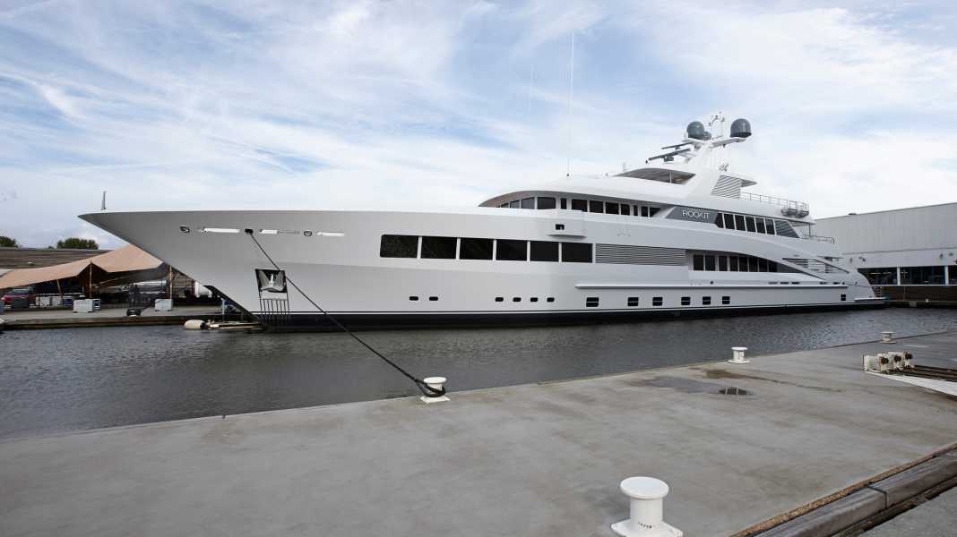 Feadship launches 60-metre "ROCK.IT"